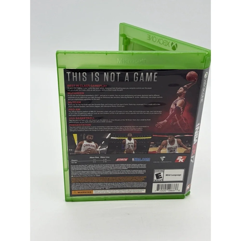 NBA 2K17 (Microsoft Xbox One,‎ 2016) Complete and Tested Paul George Cover